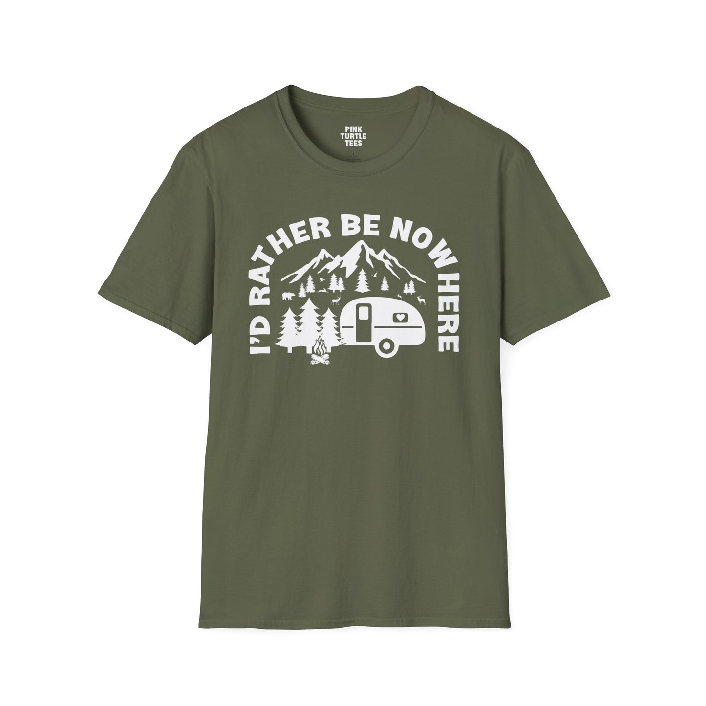 I'd rather be nowhere t-shirt