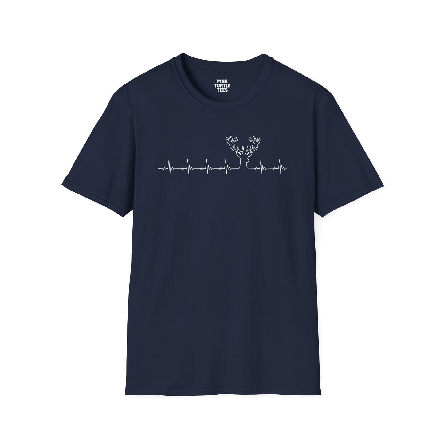 Heartbeat stag t-shirt