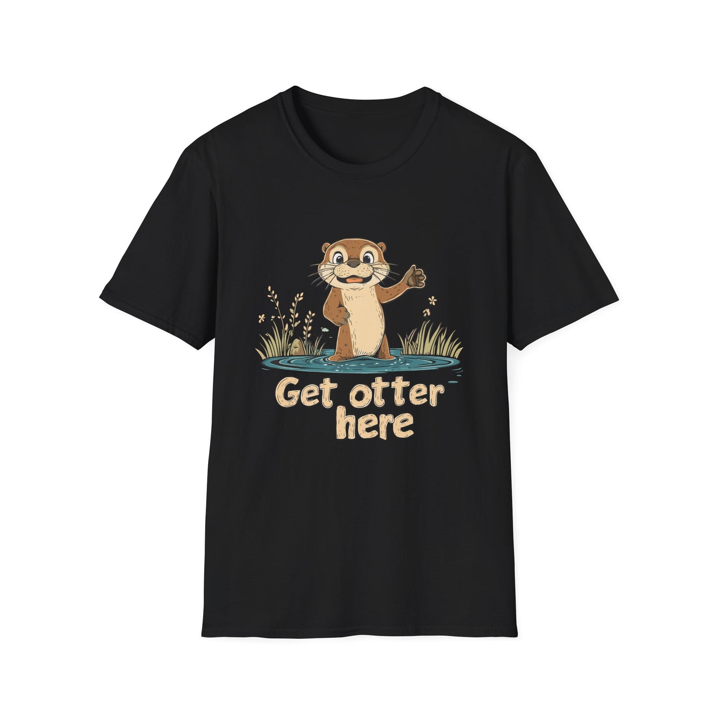 Get otter here t-shirt