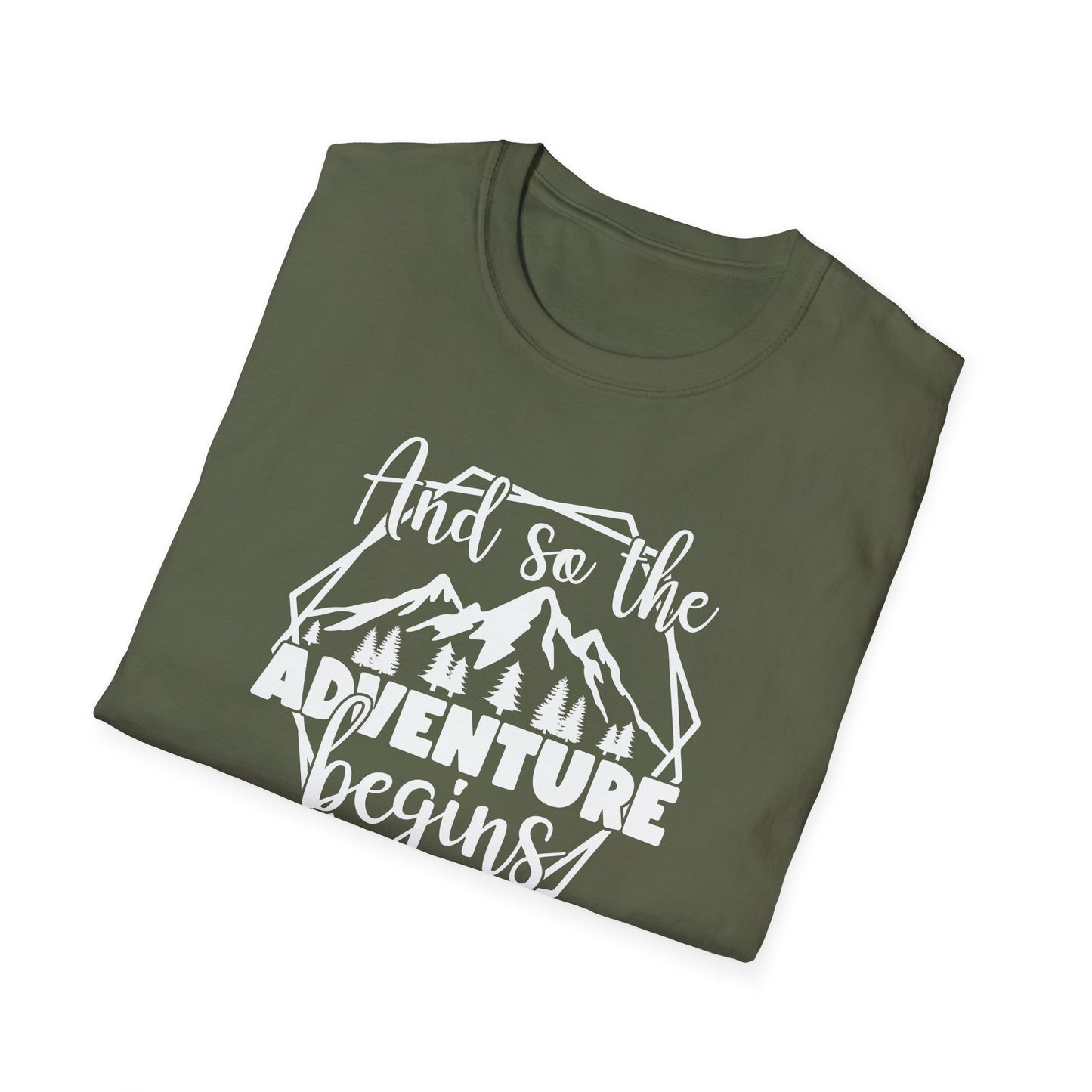 And So the Adventure Begins t-shirt