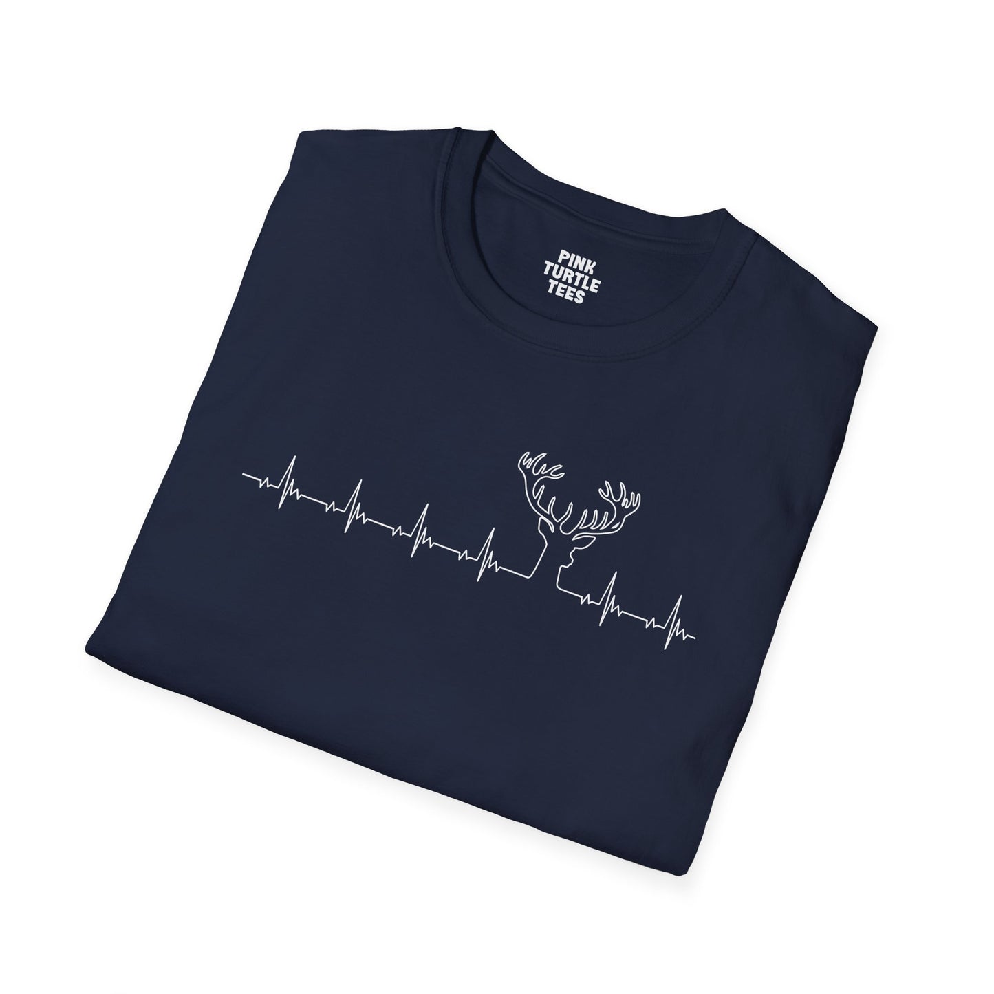 Heartbeat stag t-shirt