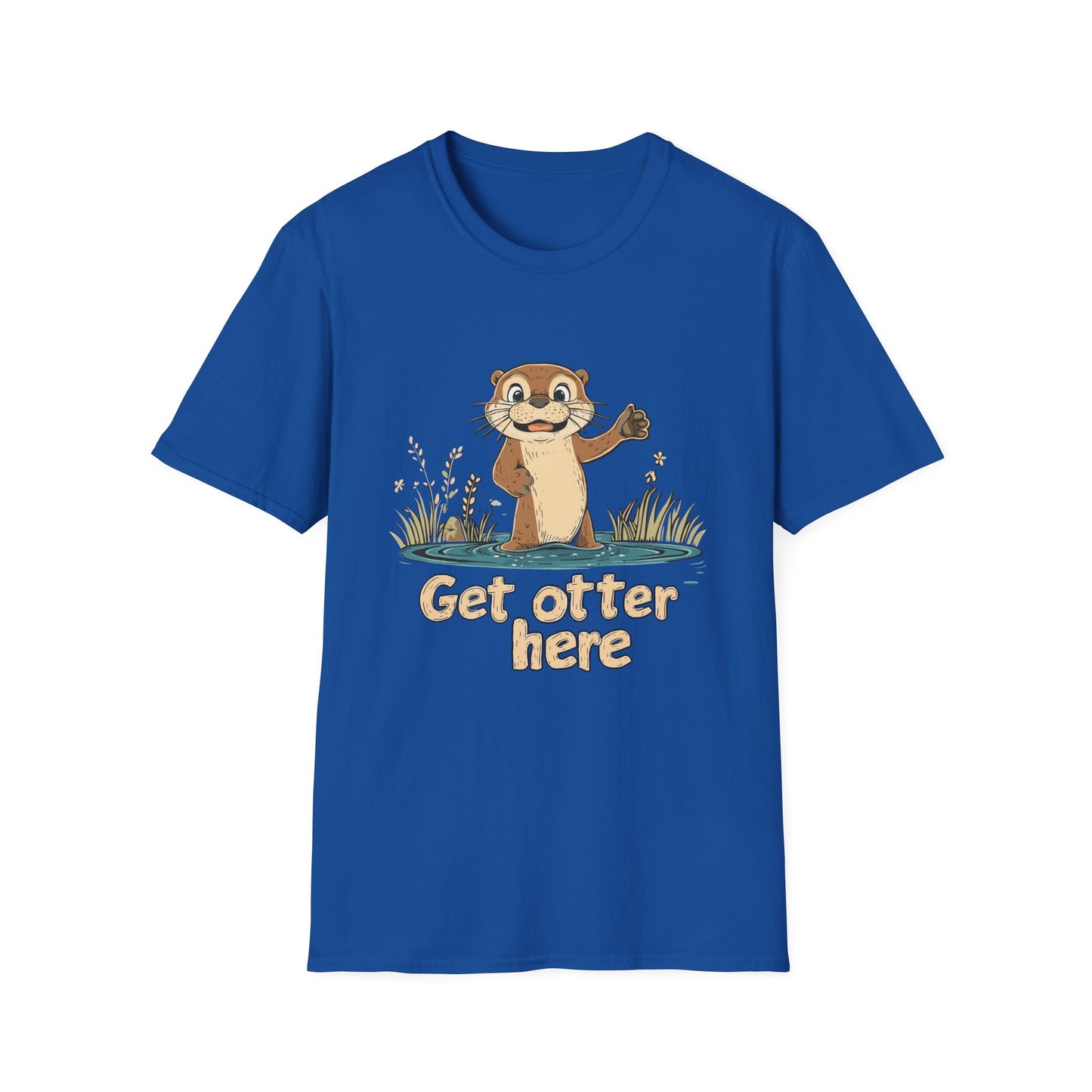 Get otter here t-shirt