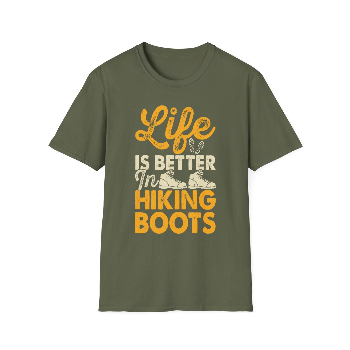 Life is Better in Hiking Boots t-shirt
