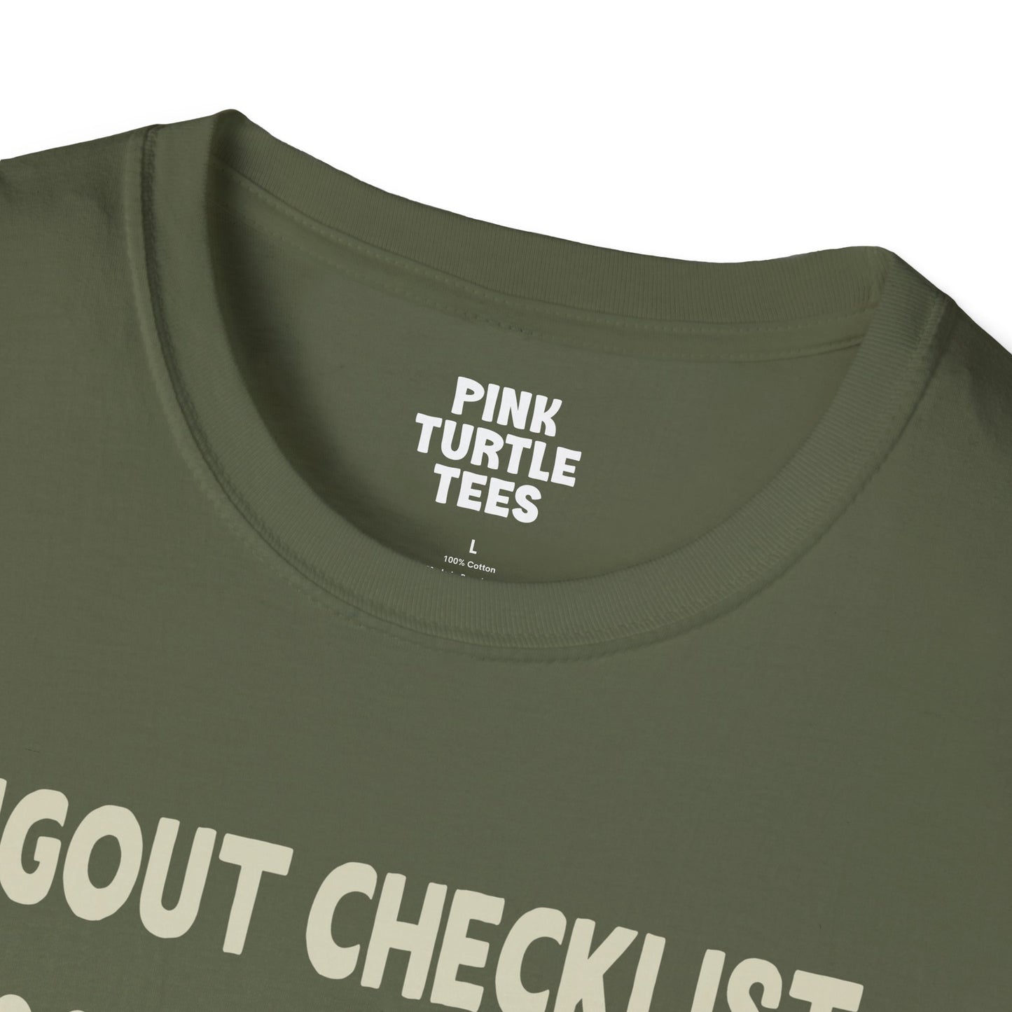 Bugout Checklist t-shirt