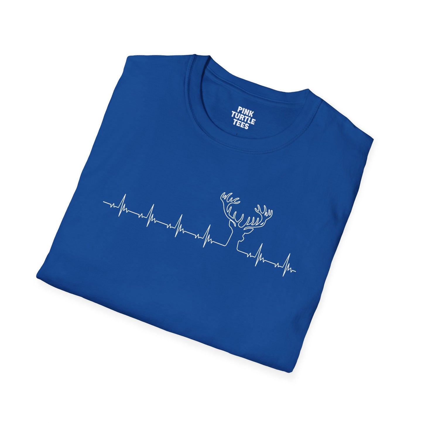 Heartbeat stag t-shirt