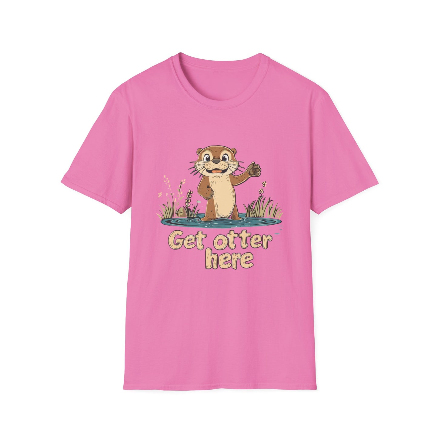Get otter here t-shirt