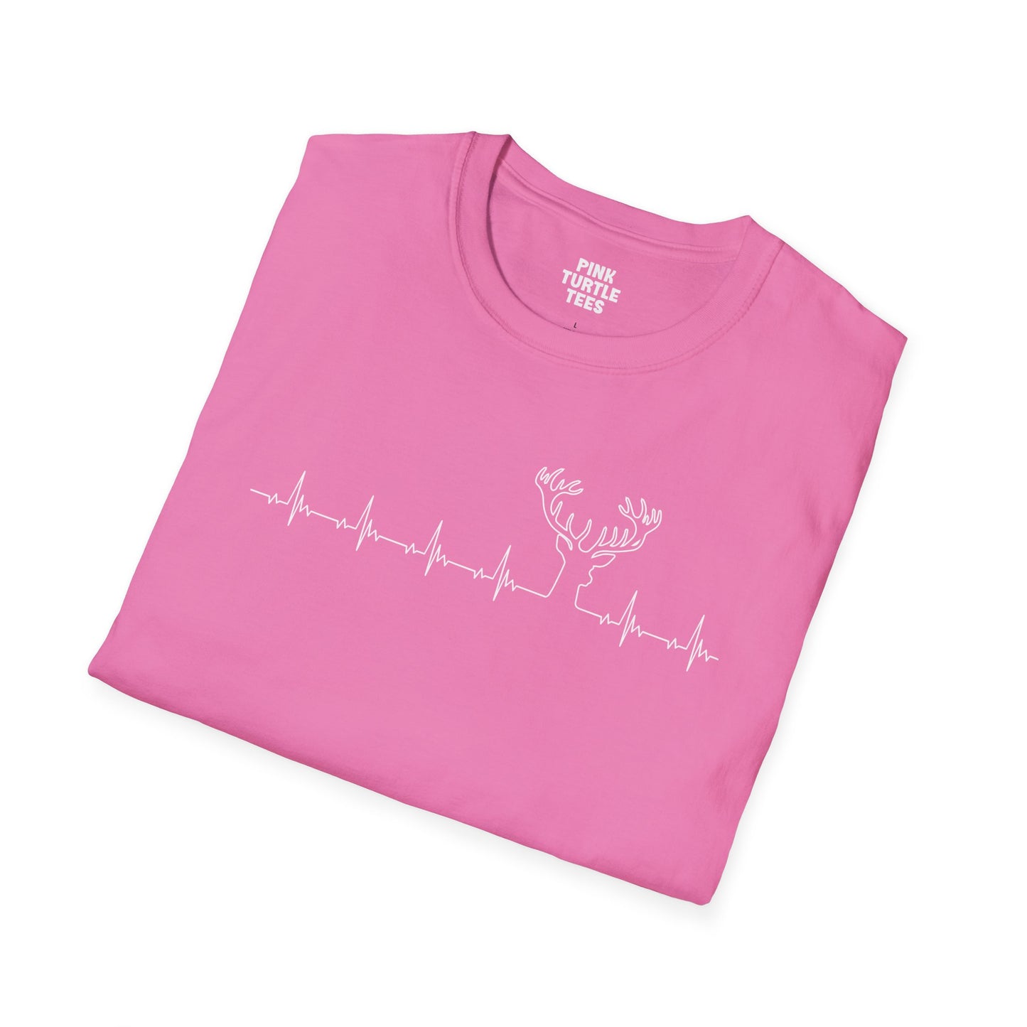 Heartbeat stag t-shirt