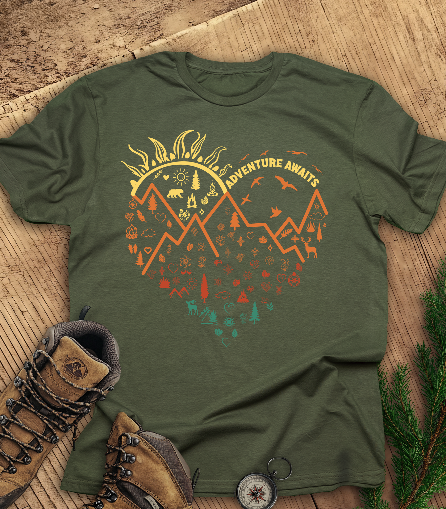 Adventure Awaits t-shirt