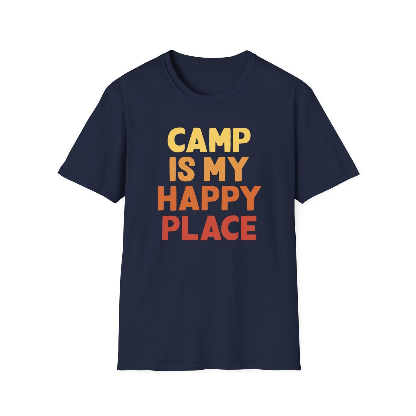 Camp is my happy place t-shirt