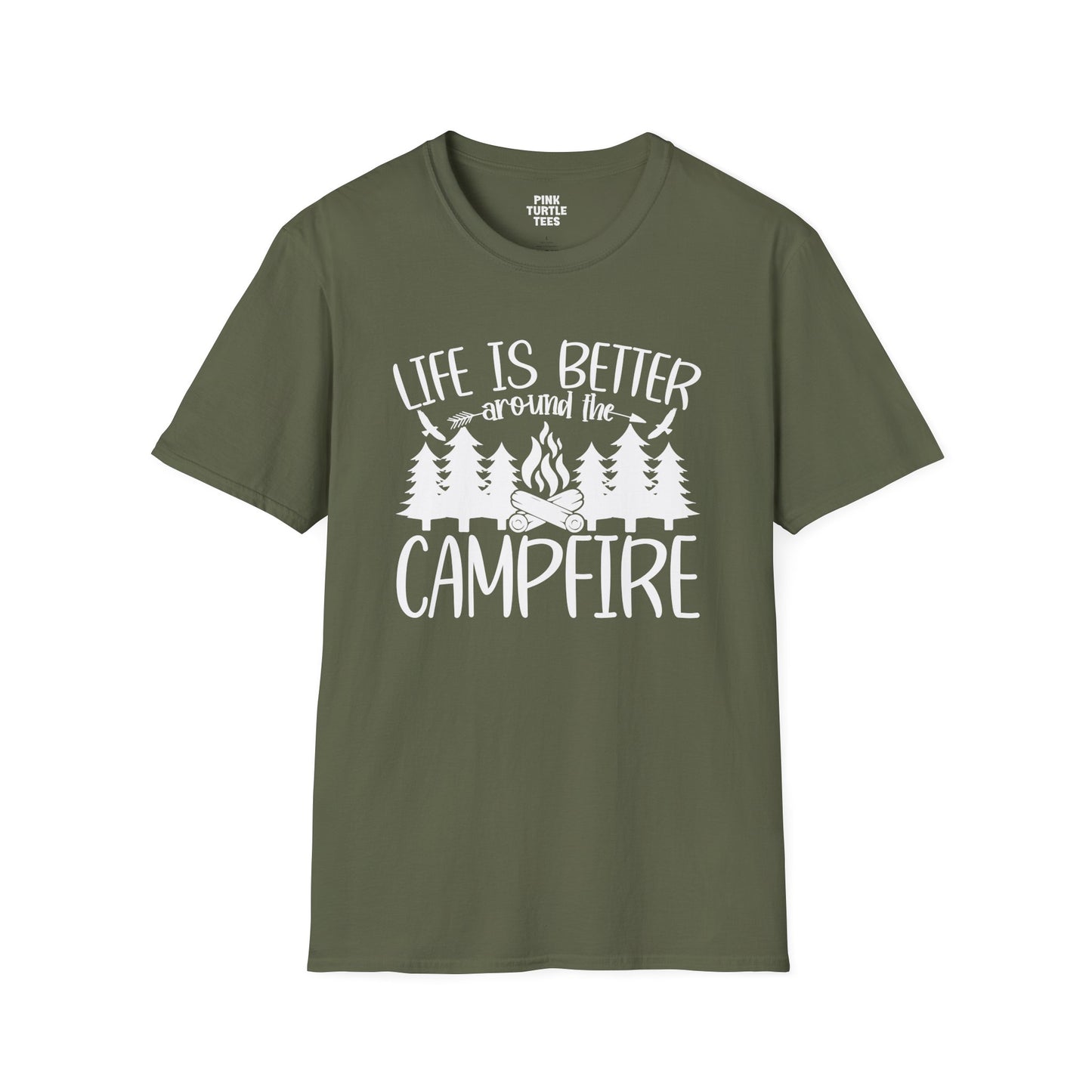 Life is better around the campfire t-shirt
