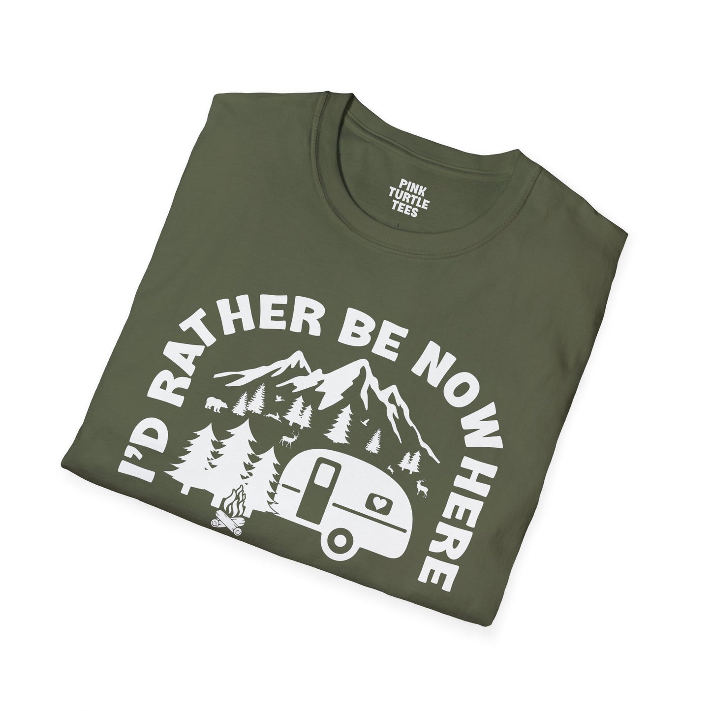 I'd rather be nowhere t-shirt
