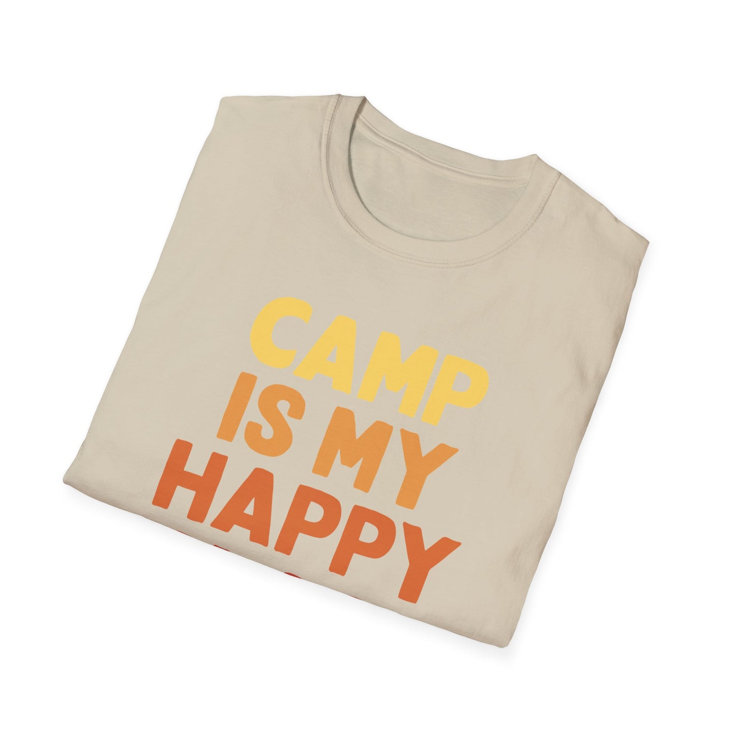 Camp is my happy place t-shirt