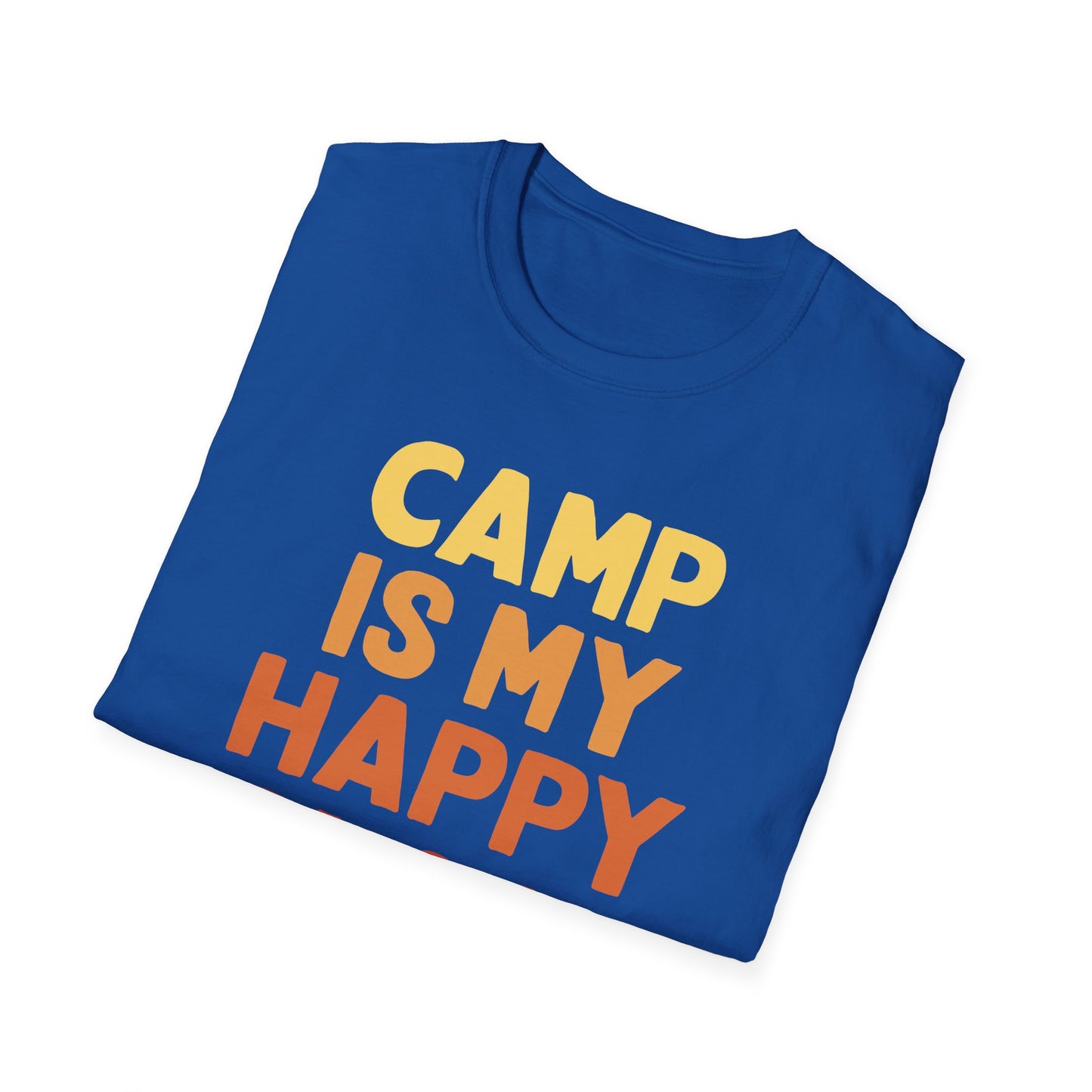 Camp is my happy place t-shirt