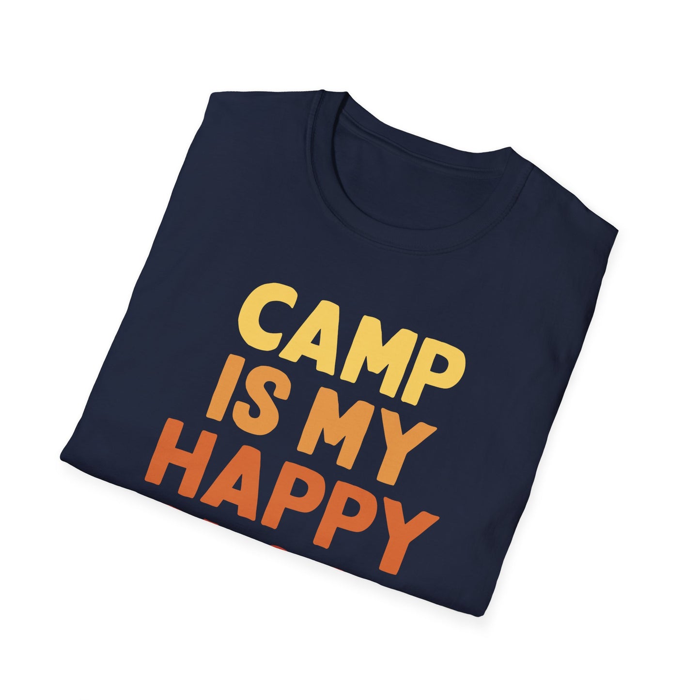 Camp is my happy place t-shirt