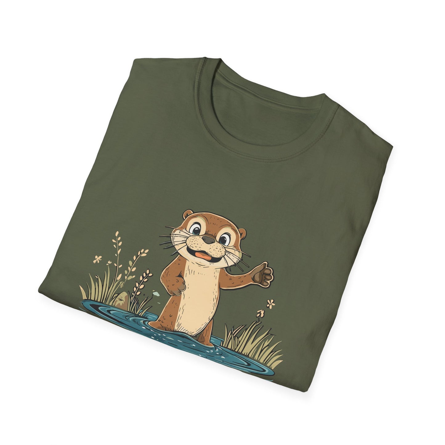 Get otter here t-shirt