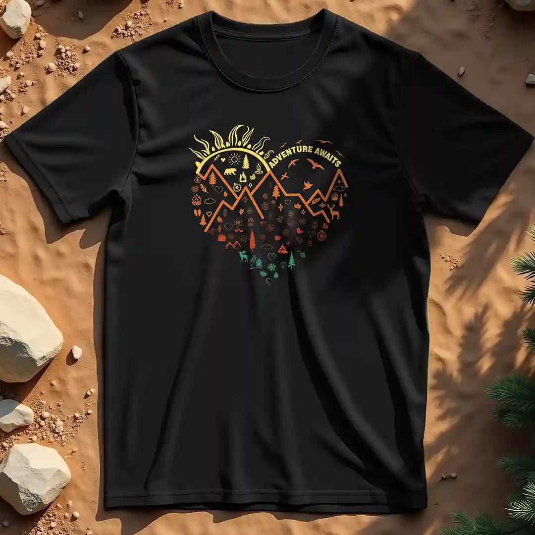 Adventure awaits t-shirt