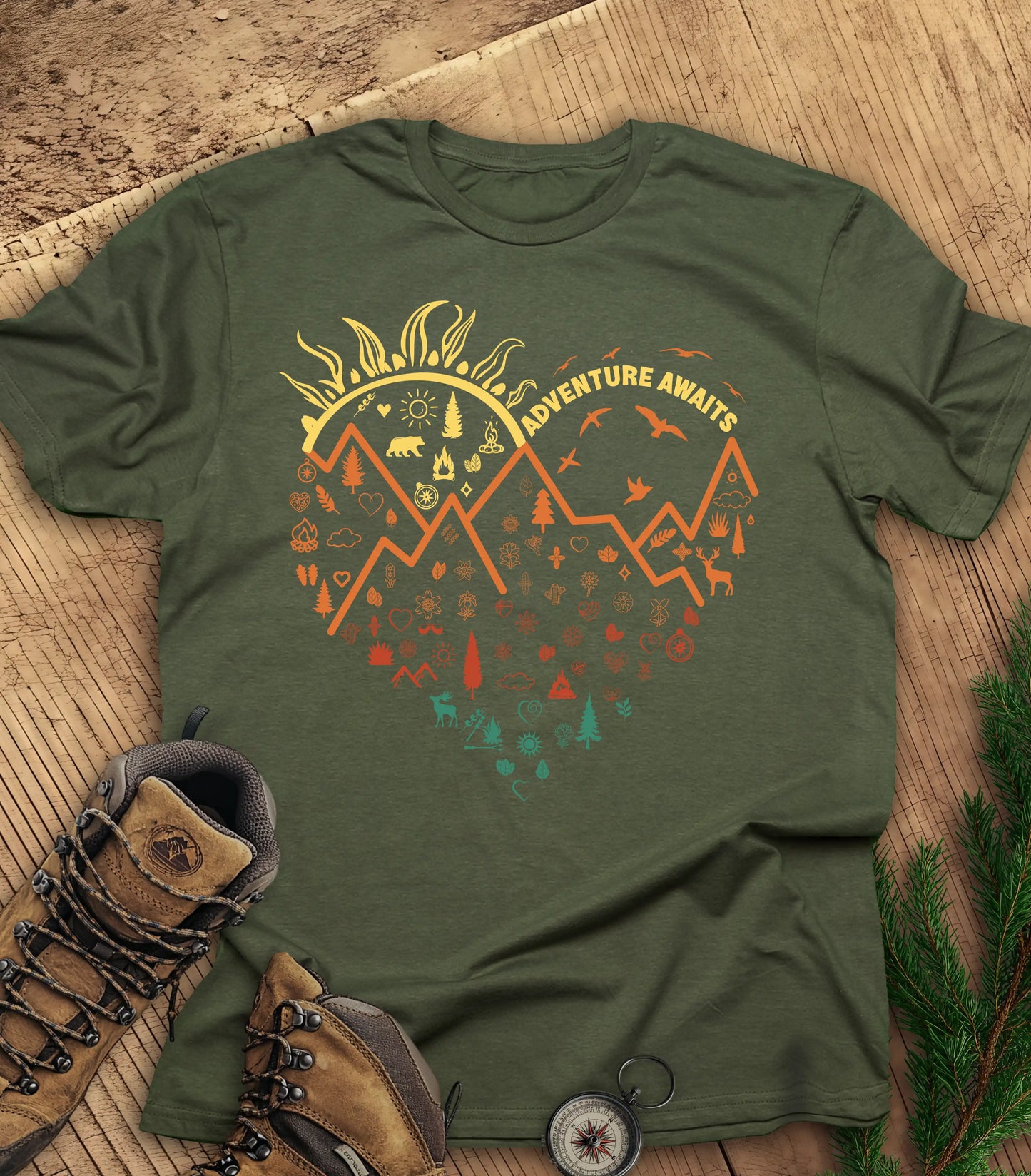 Adventure Awaits t-shirt