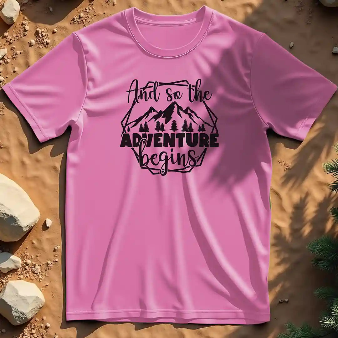 And So the Adventure Begins t-shirt
