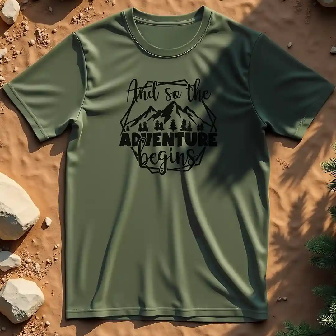 And So the Adventure Begins t-shirt