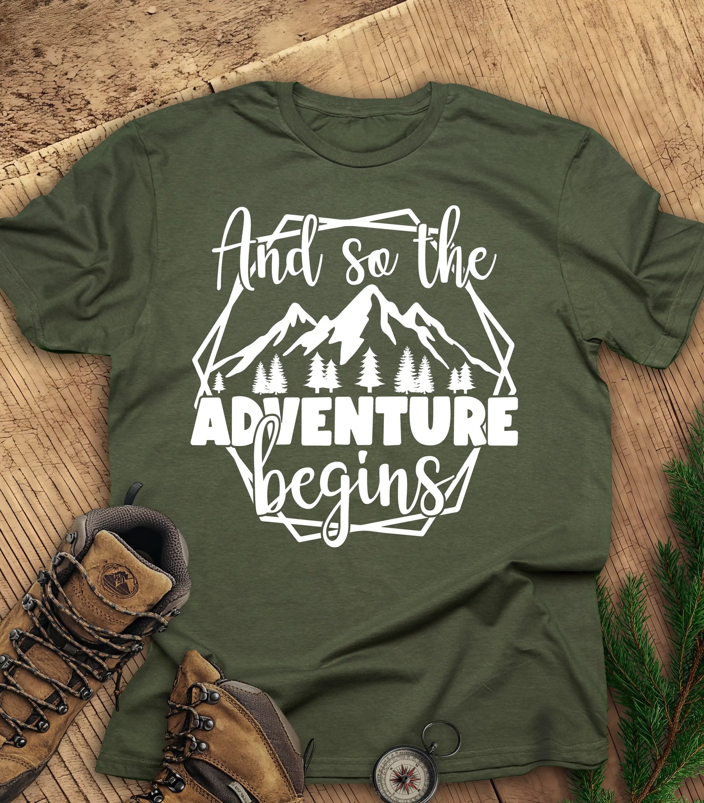 And So the Adventure Begins t-shirt