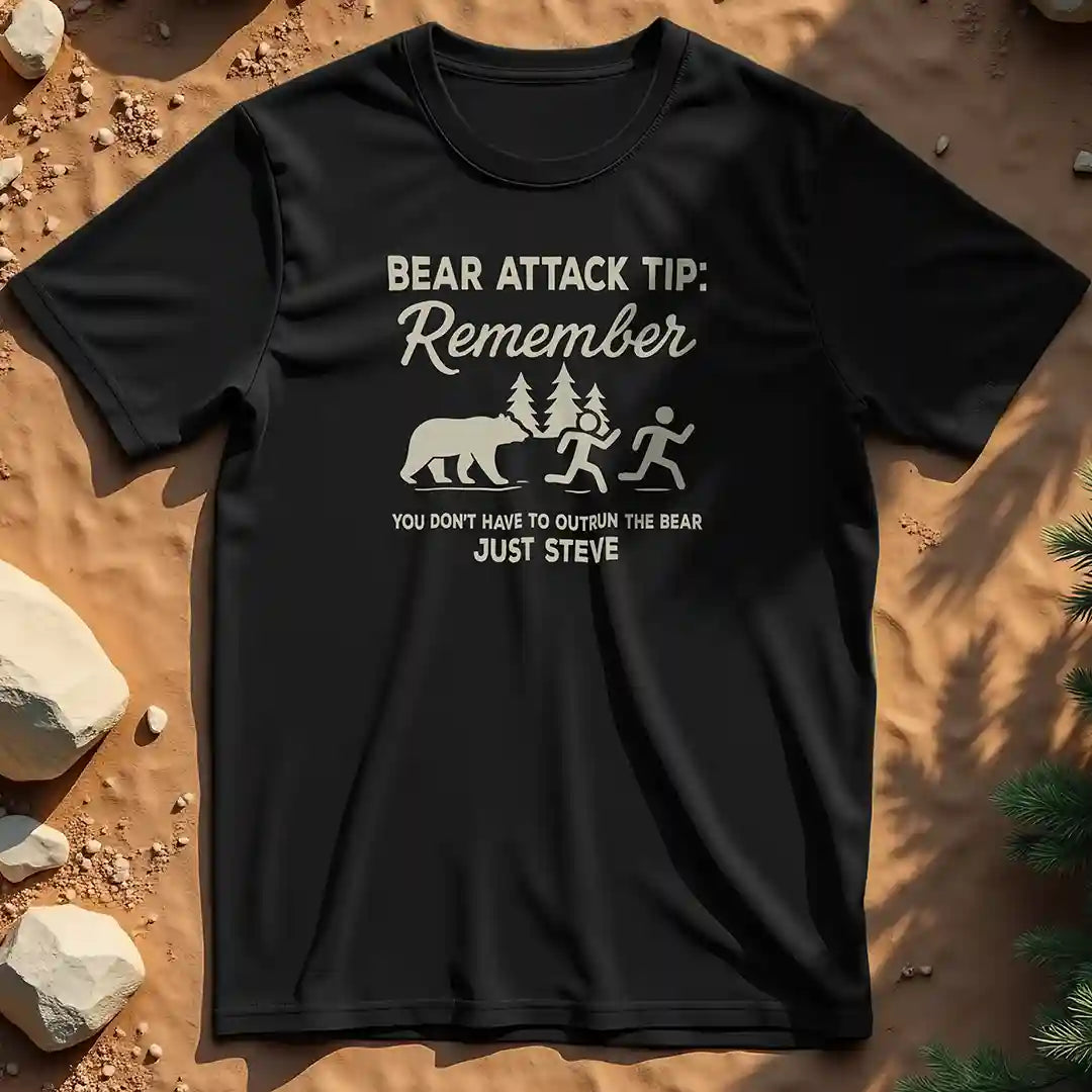 Bear attack tip no 2 t-shirt