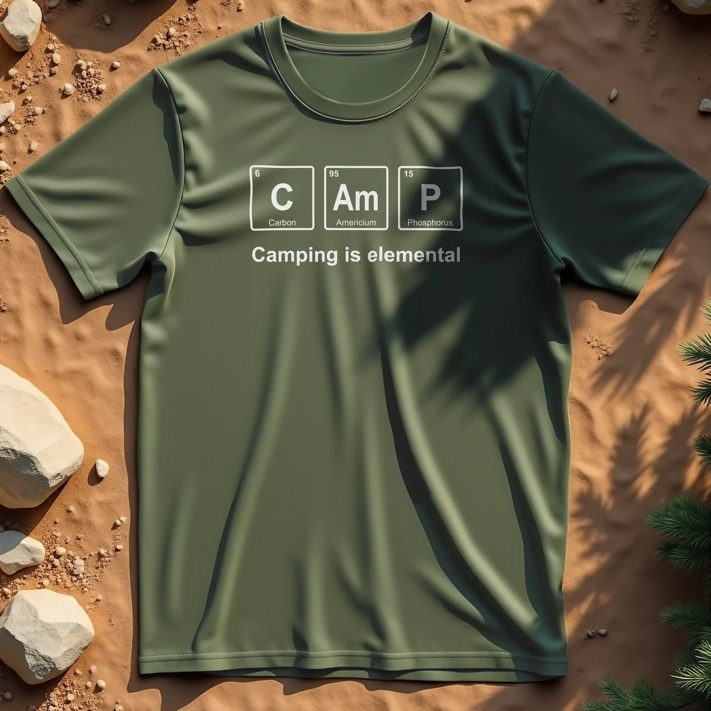 Camping is Elemental t-shirt
