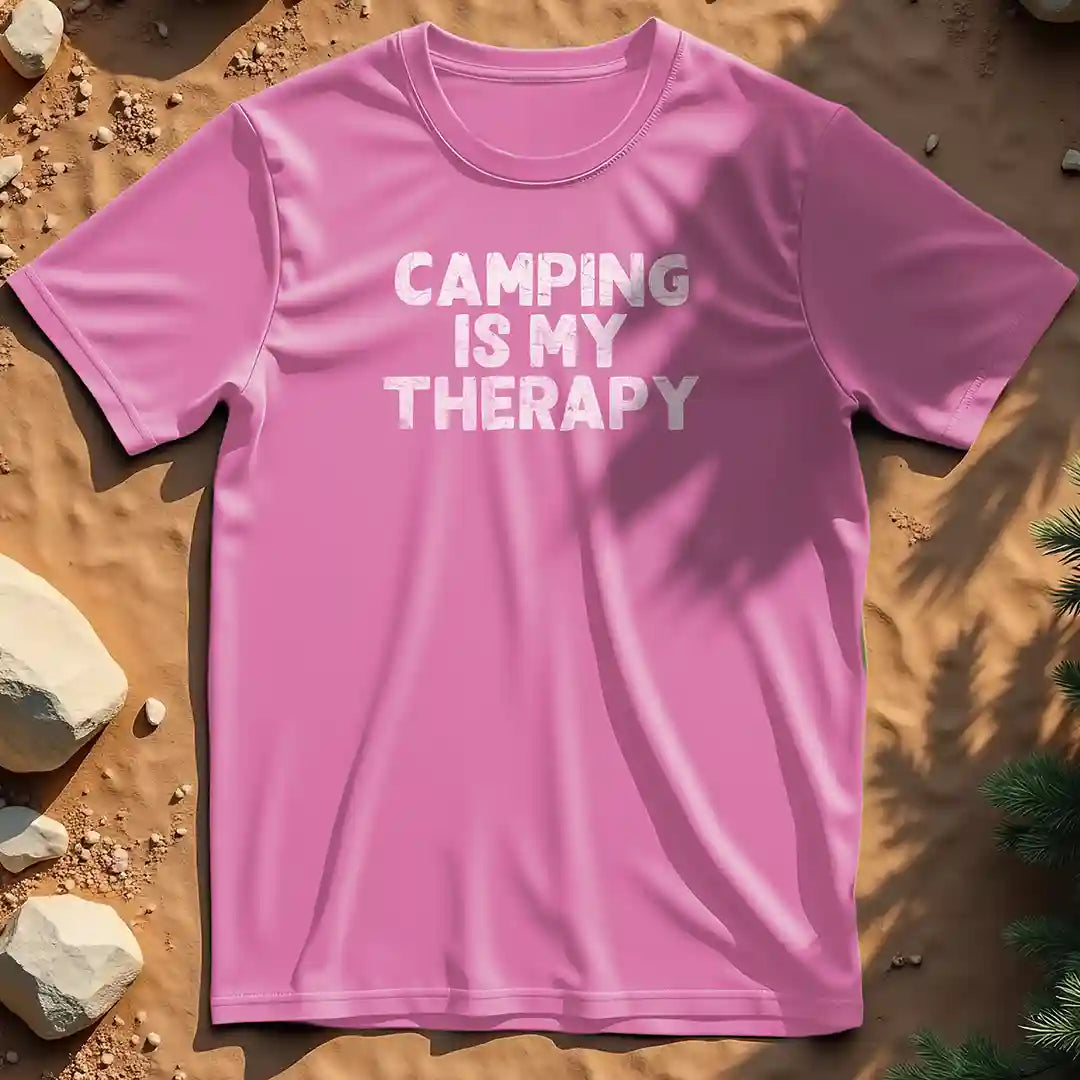 Camping is My Therapy t-shirt