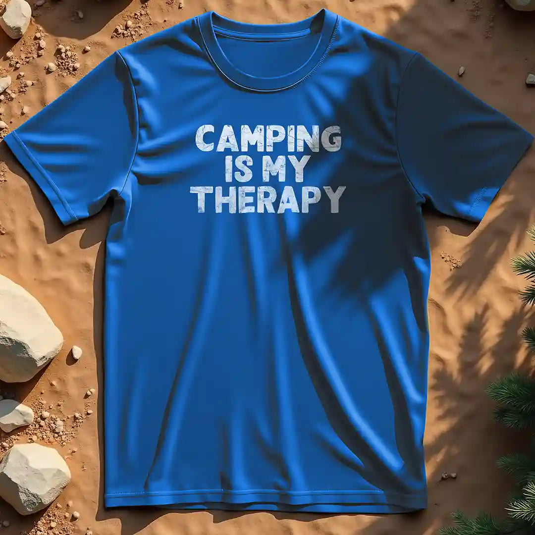 Camping is My Therapy t-shirt