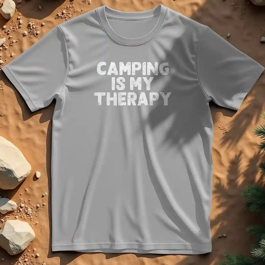 Camping is My Therapy t-shirt