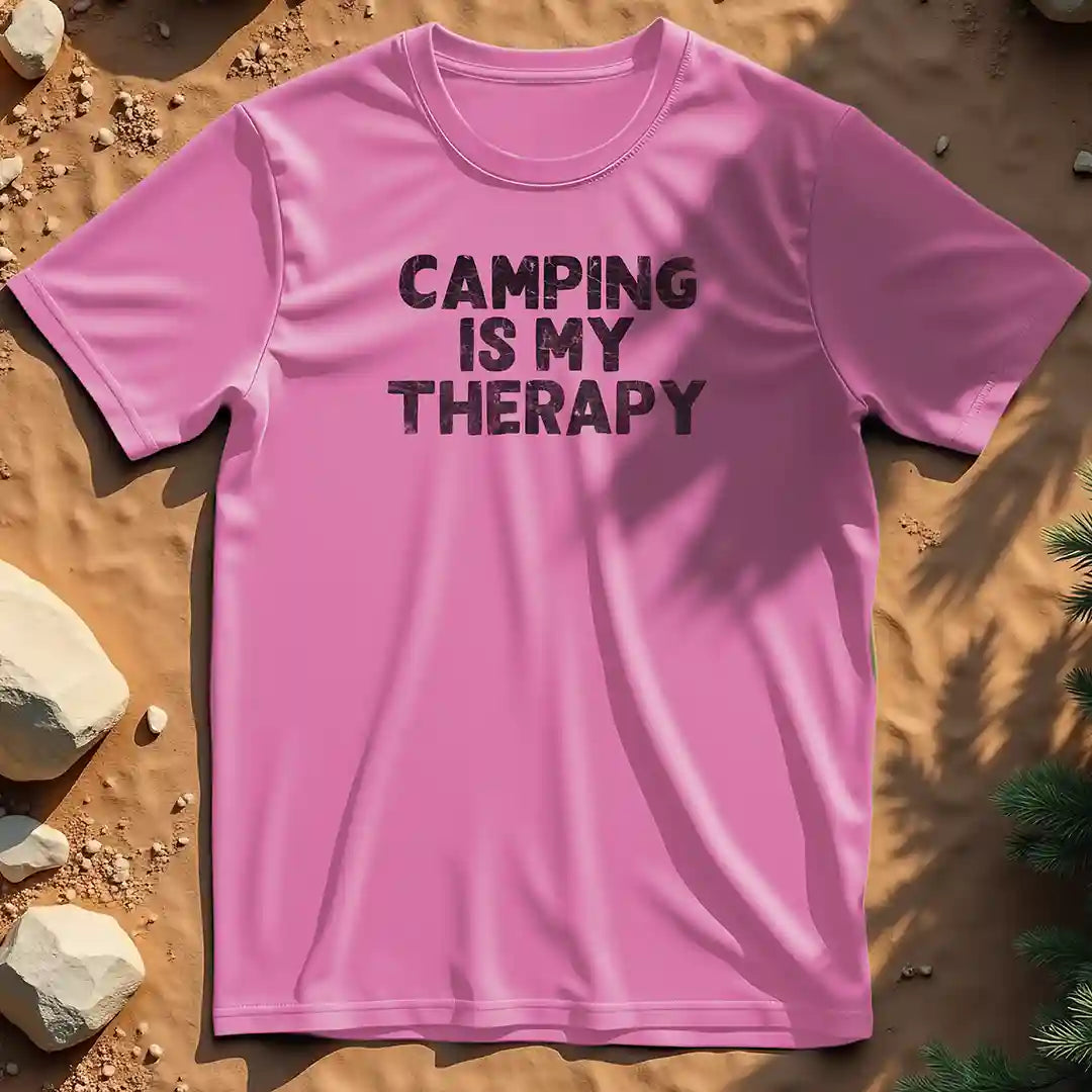 Camping is My Therapy t-shirt
