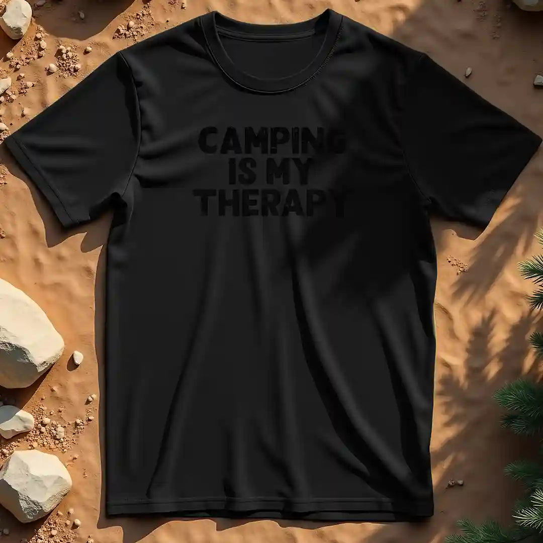 Camping is My Therapy t-shirt
