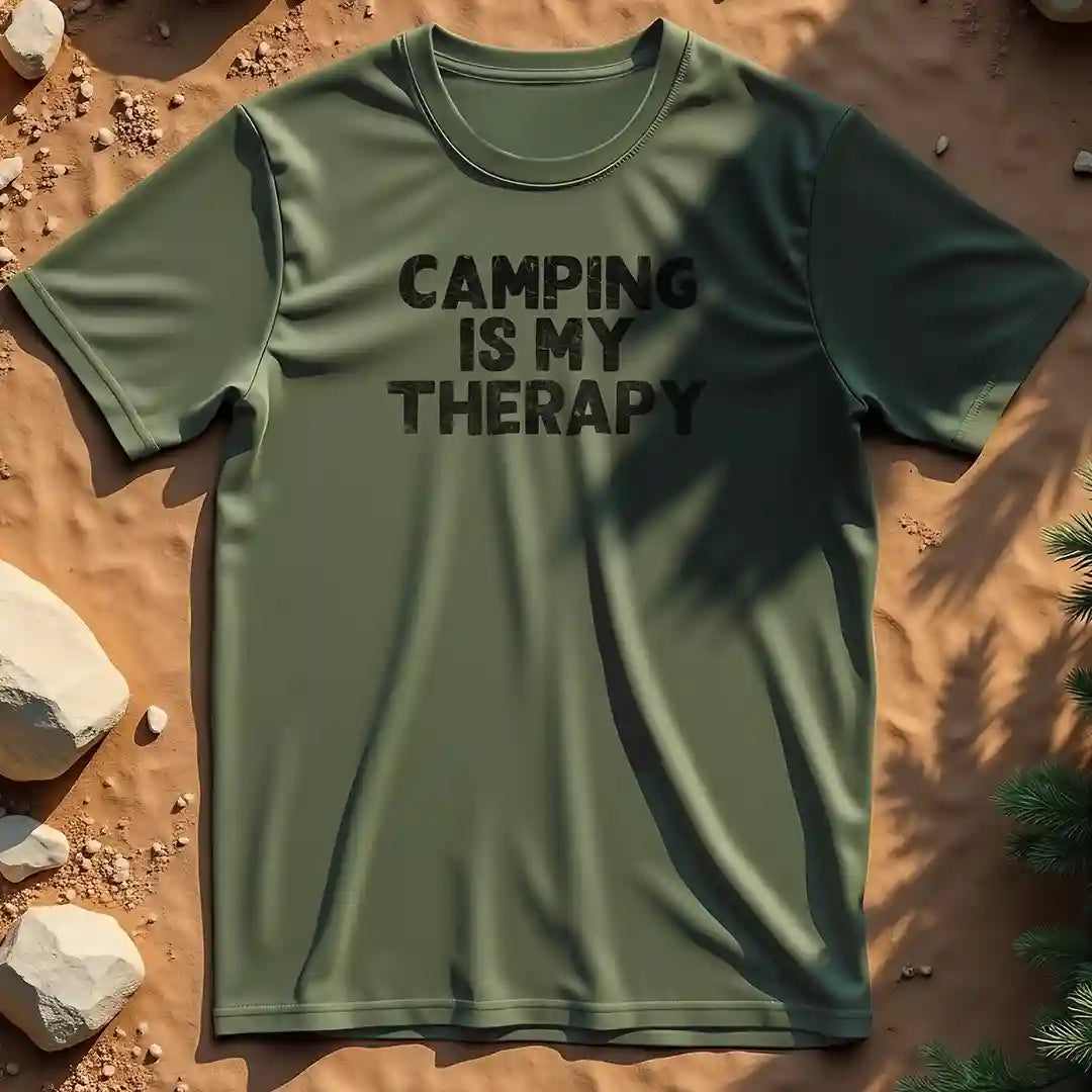 Camping is My Therapy t-shirt