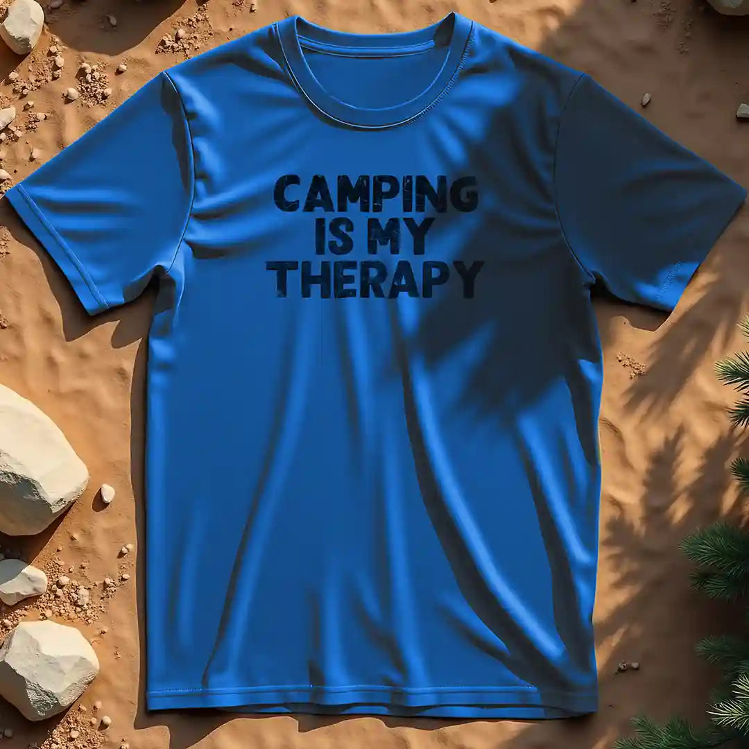 Camping is My Therapy t-shirt