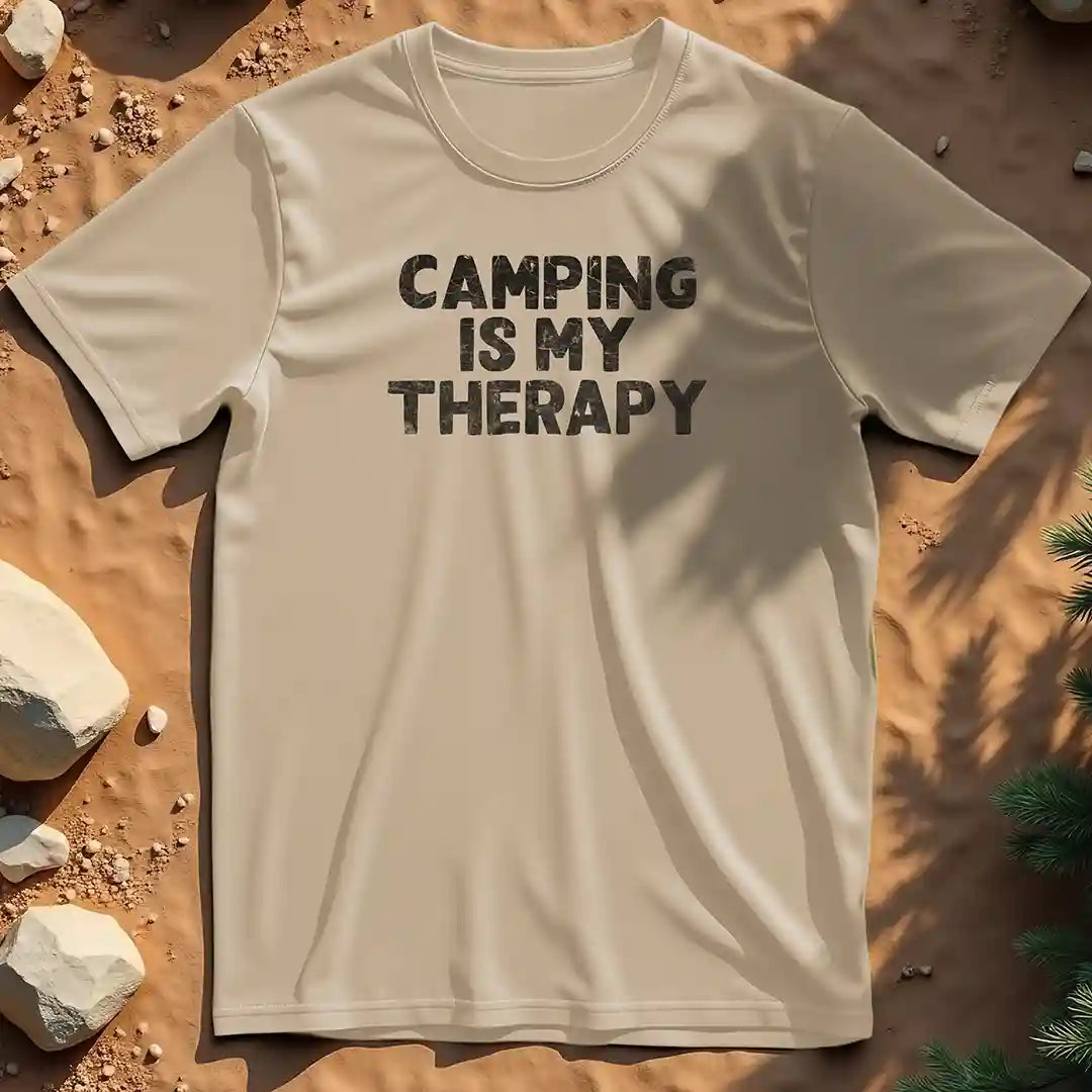 Camping is My Therapy t-shirt
