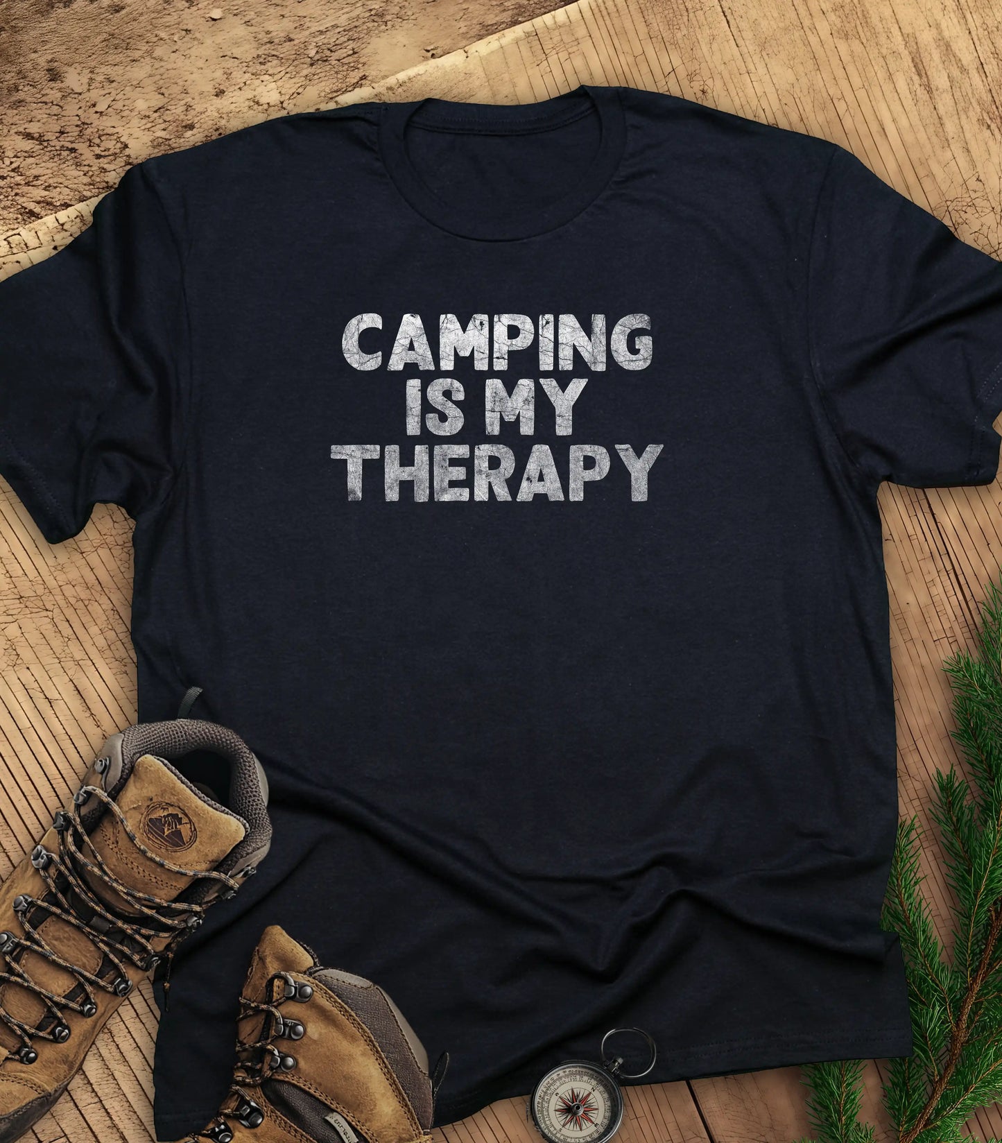Camping is My Therapy t-shirt