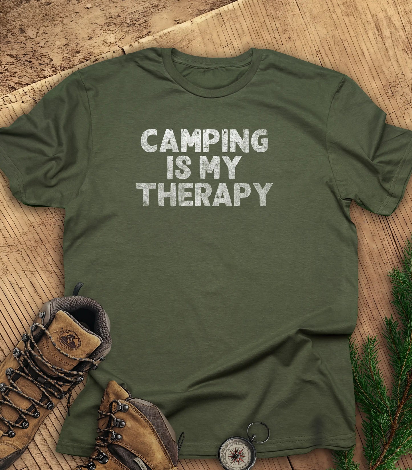 Camping is My Therapy t-shirt
