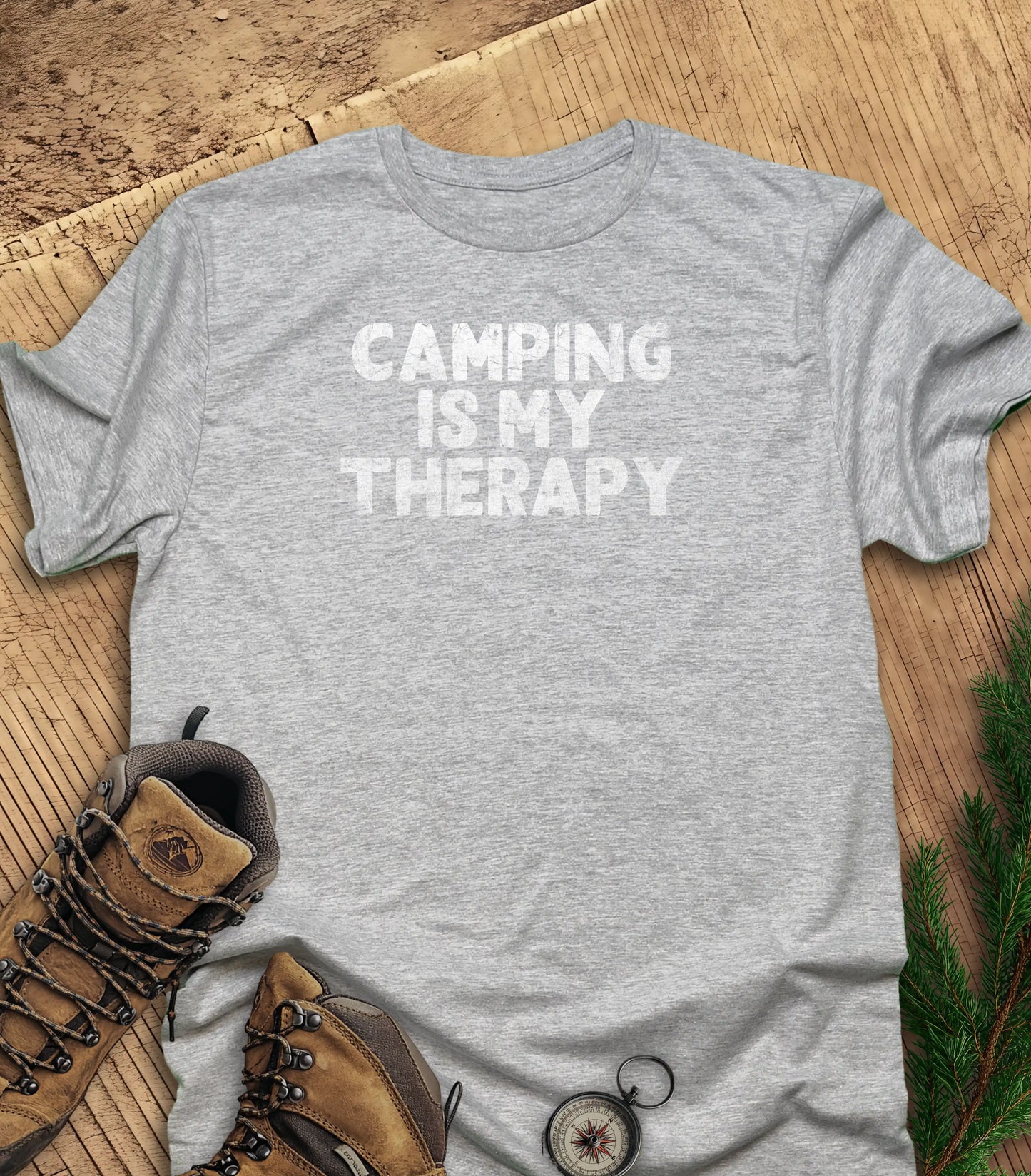 Camping is My Therapy t-shirt