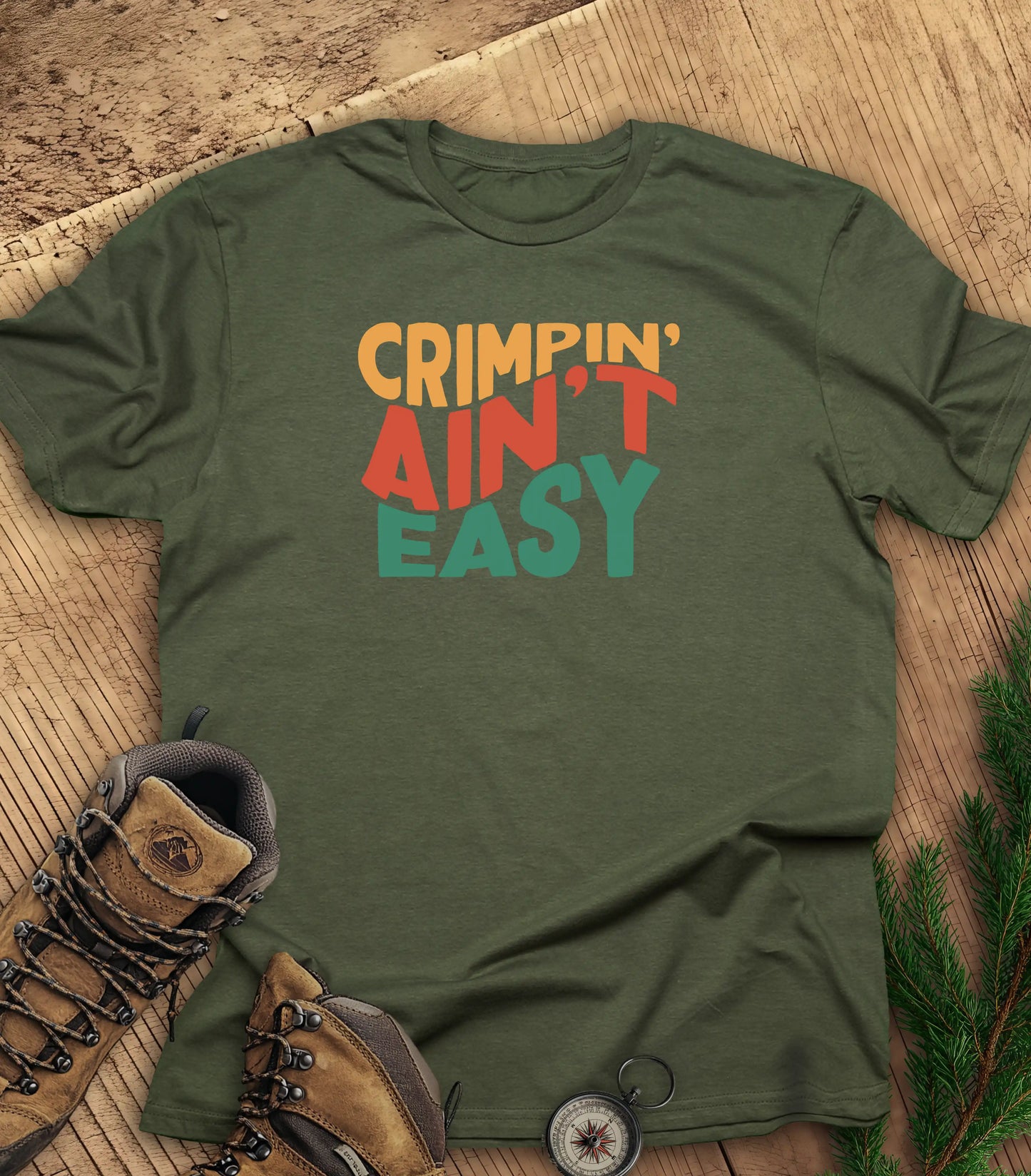 Crimpin' ain't easy t-shirt