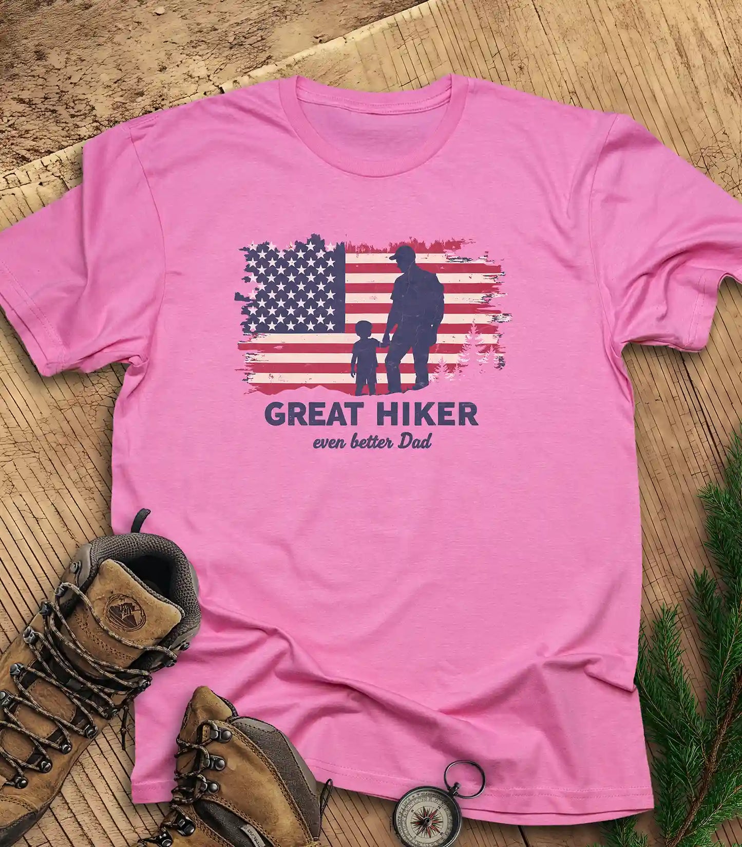 Great hiker t-shirt