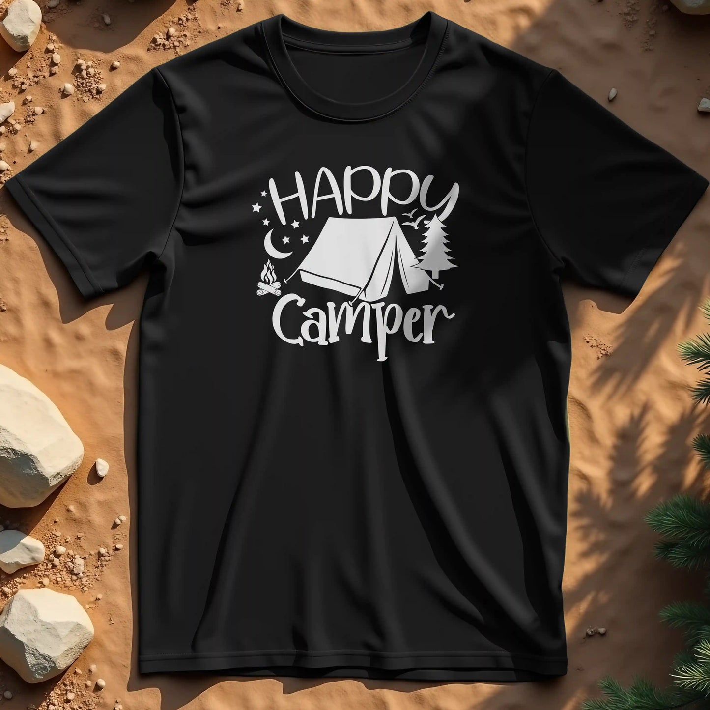 Happy Camper - Tent t-shirt