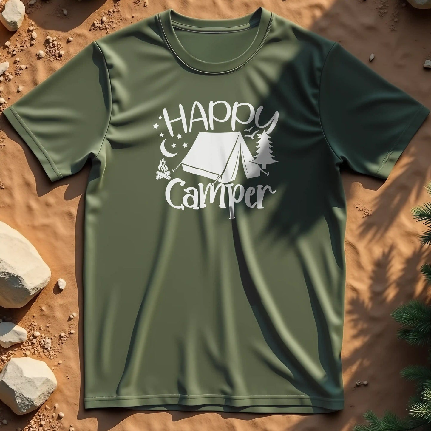 Happy Camper - Tent t-shirt