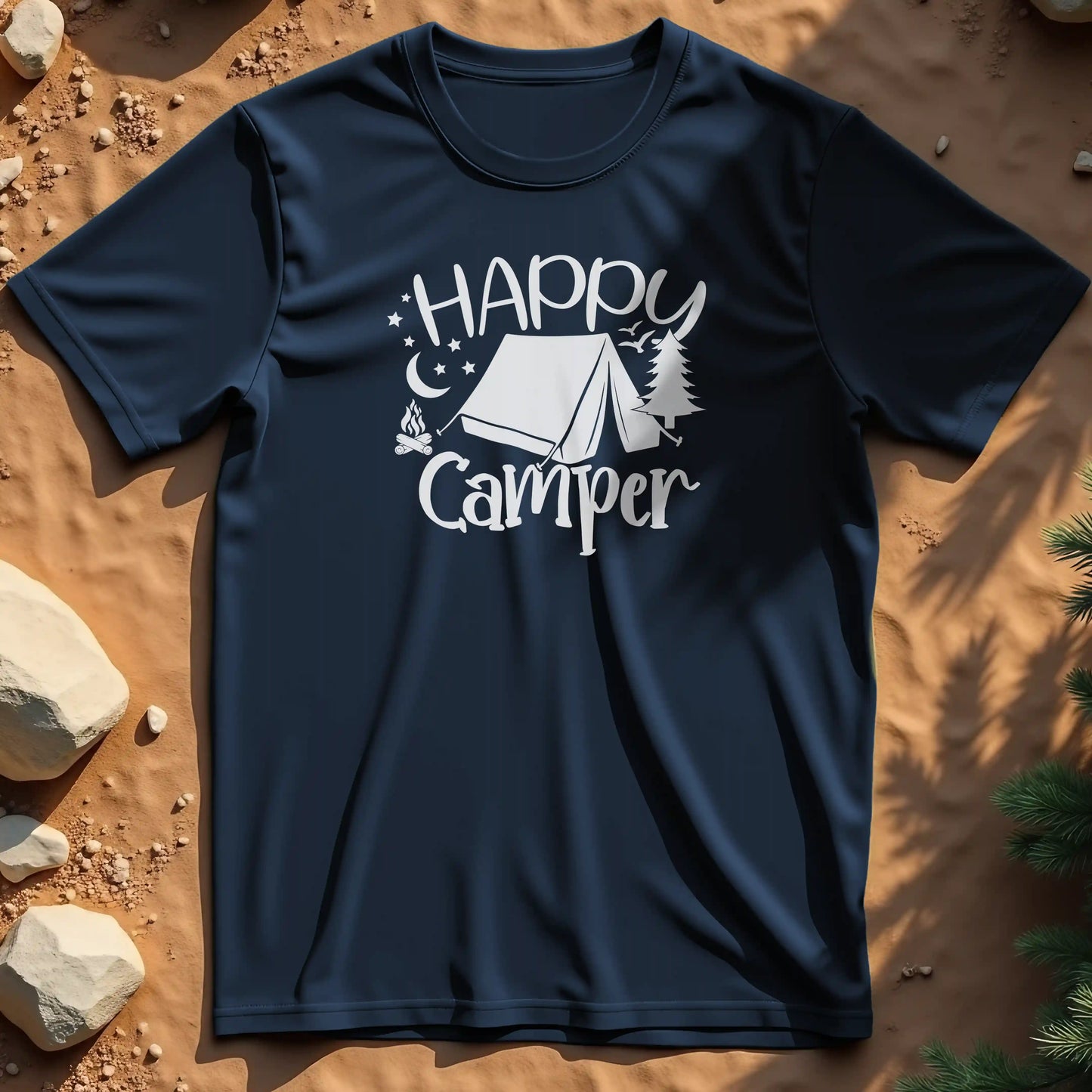 Happy Camper - Tent t-shirt