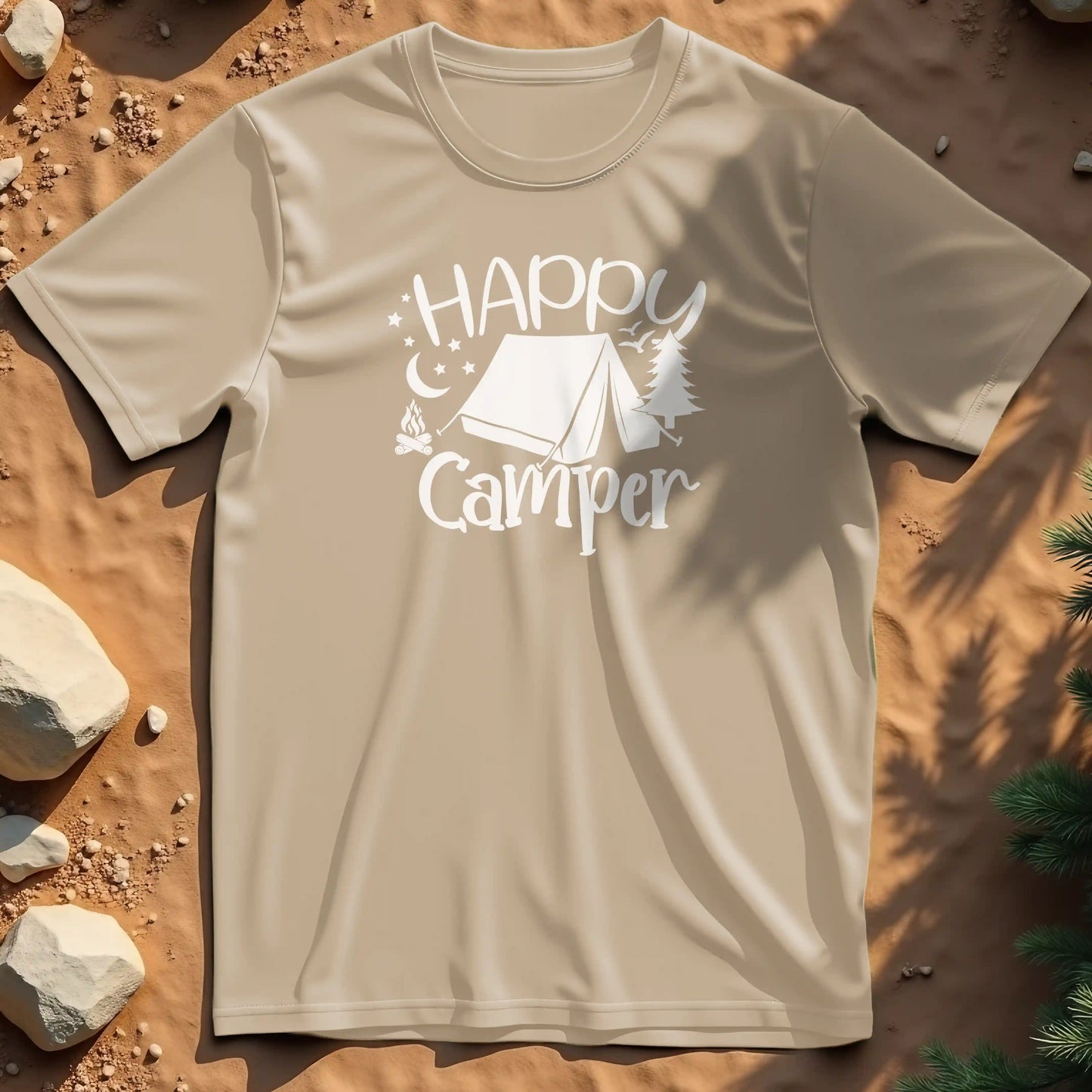 Happy Camper - Tent t-shirt