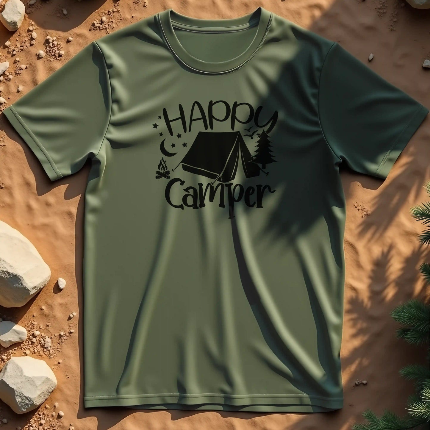 Happy Camper - Tent t-shirt