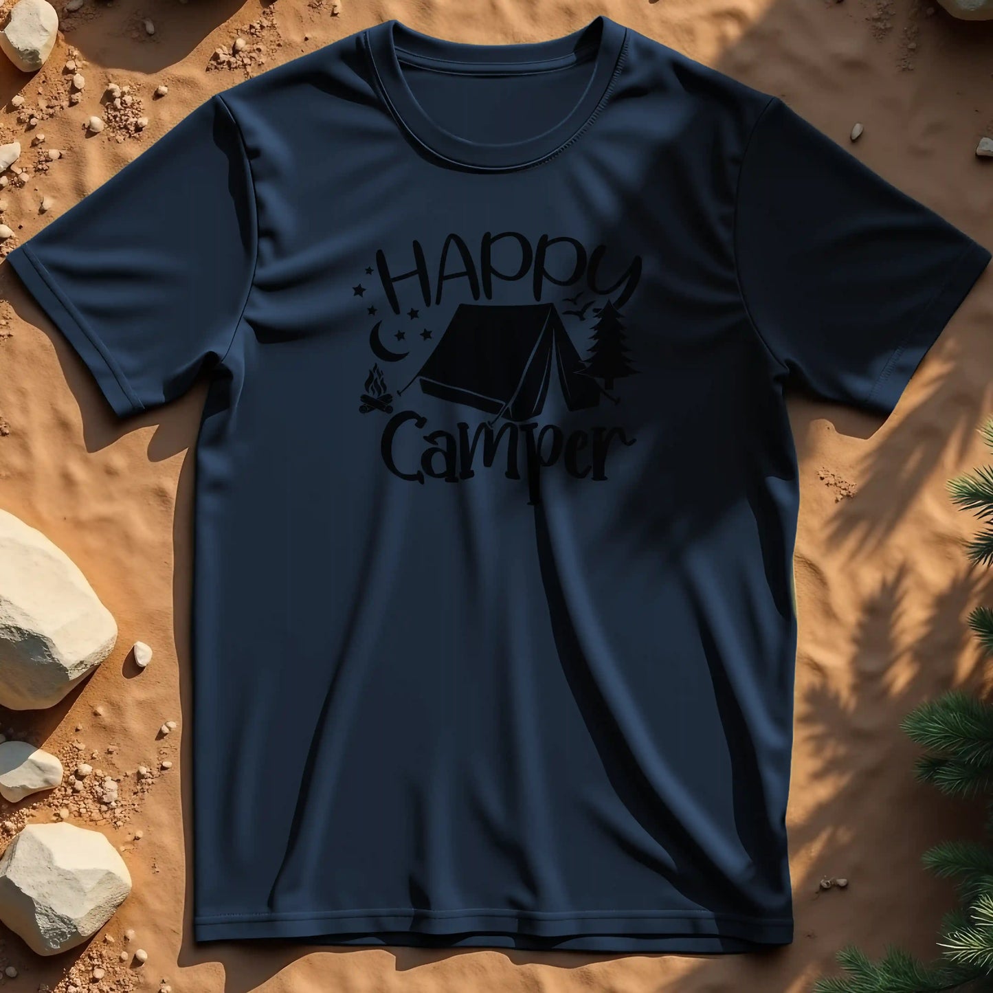Happy Camper - Tent t-shirt
