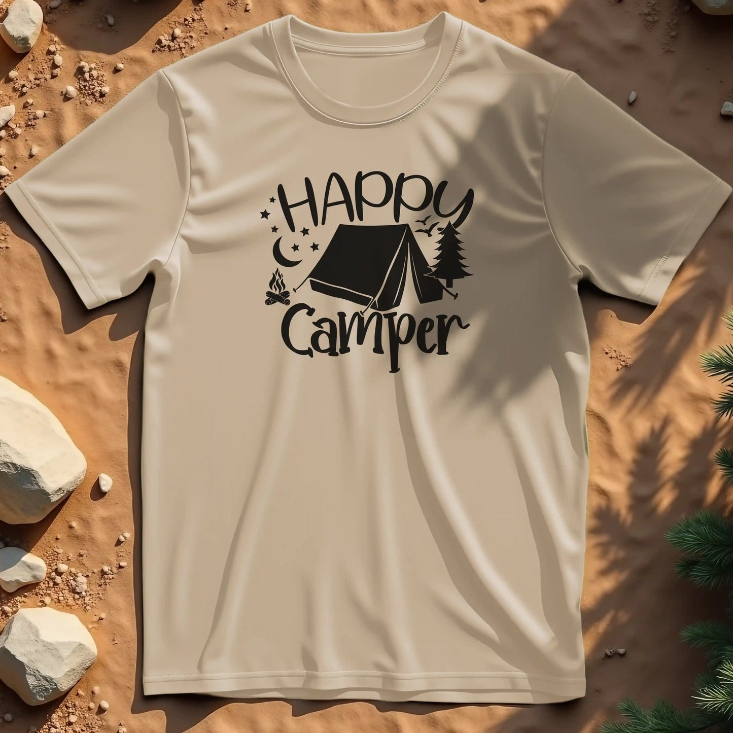 Happy Camper - Tent t-shirt