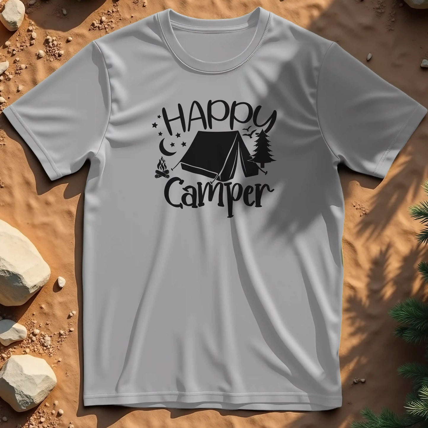 Happy Camper - Tent t-shirt