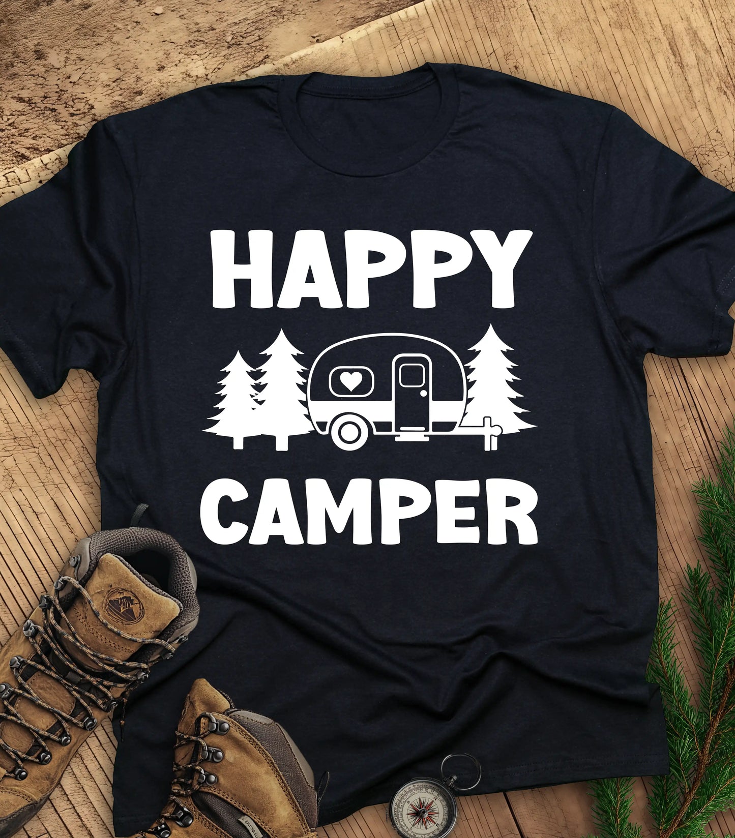 Happy camper - caravan t-shirt
