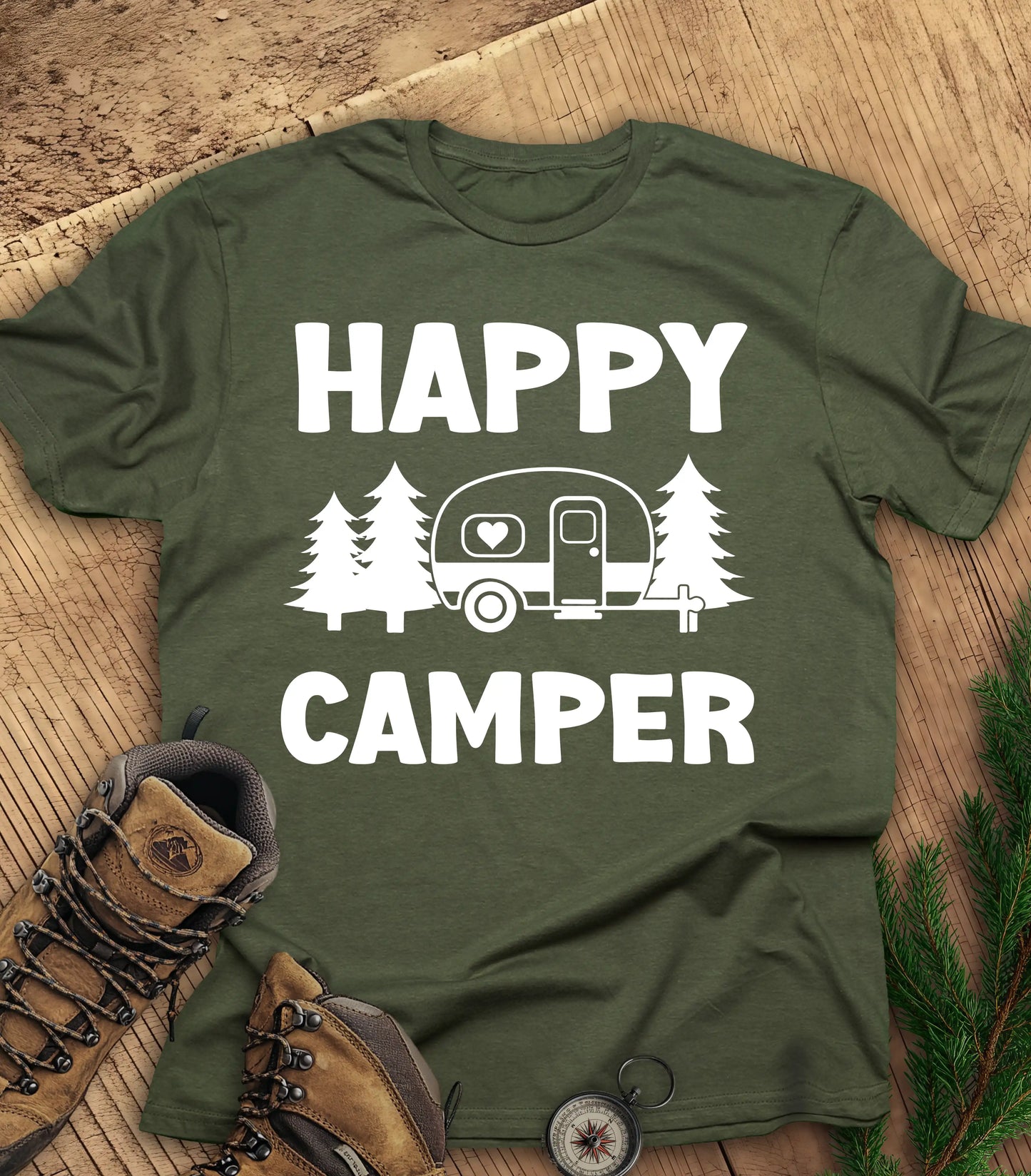 Happy camper - caravan t-shirt
