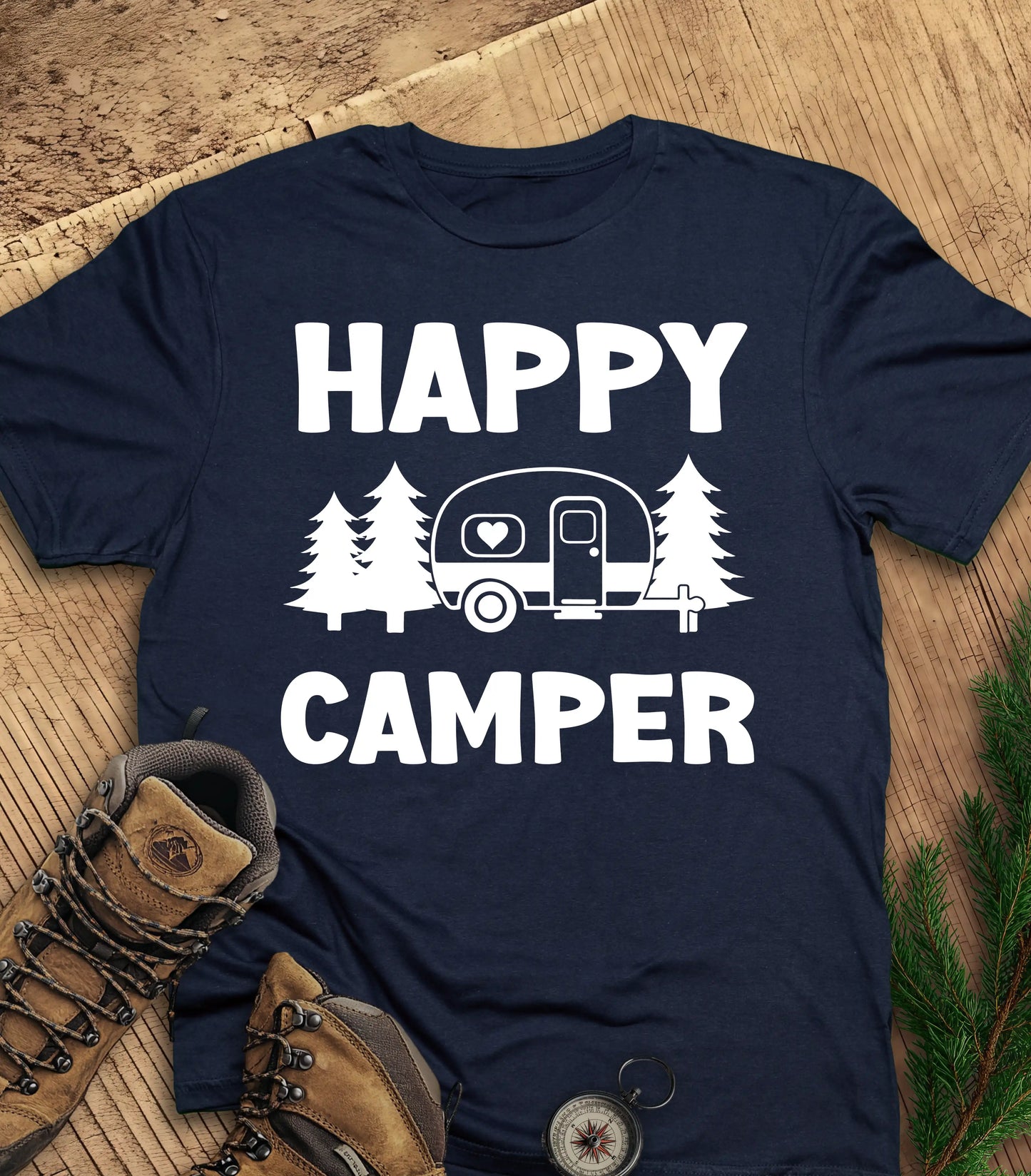 Happy camper - caravan t-shirt